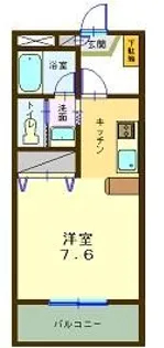 ヴィラメゾンサイトウII【2階】の間取り