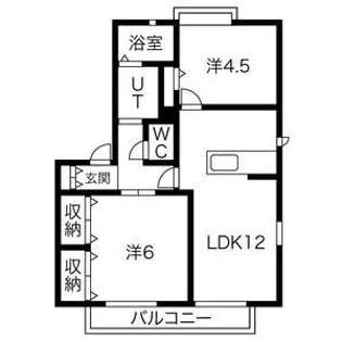 カサベルデA【2階】の間取り