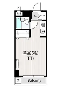 トレンチタウン【4階】の間取り