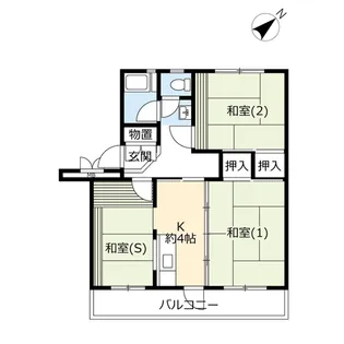 UR高洲第一【4階】の間取り