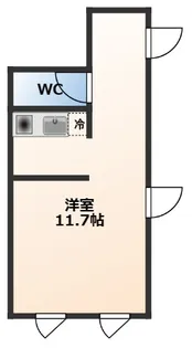 フルールRARA【1階】の間取り