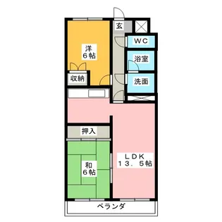 エソール勝川【3階】の間取り