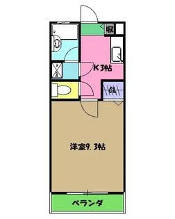グローバル日吉【1階】の間取り