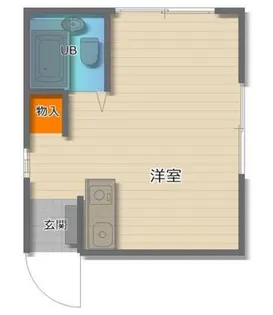 堀江マンション【1階】の間取り