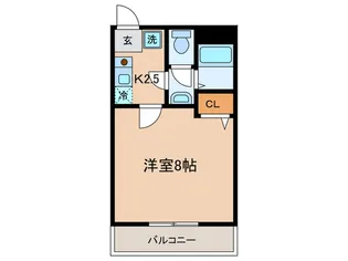 ジュネスシャトレ【2階】の間取り