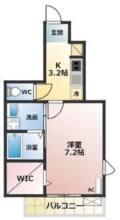 ボヌールメゾンAの間取り