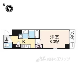 プラリア東田宮【6階】の間取り