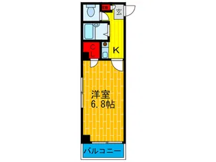 メゾンシェポル【4階】の間取り