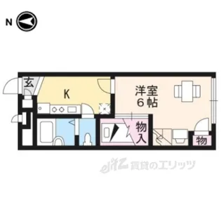 レオパレスシュン【2階】の間取り