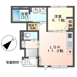 Photo garden(フォトガーデン)【1階】の間取り