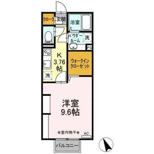 チェントロクオーレI【2階】の間取り