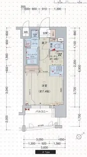 プレサンス新栄リミックス【5階】の間取り