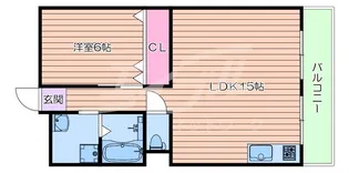 第1マンション寺直【7階】の間取り