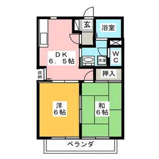 ポポハウス【2階】の間取り