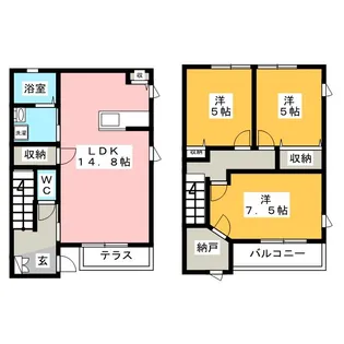 リリィハイム【2階】の間取り