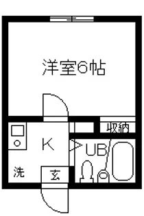 ジョイフル大倉山【1階】の間取り