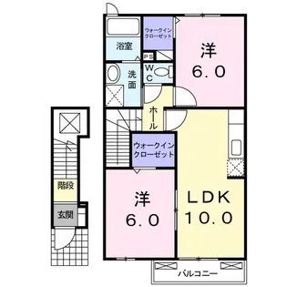 シーサイド・F・メゾン【2階】の間取り
