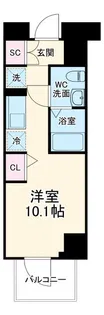 AZEST横濱大通り公園【2階】の間取り