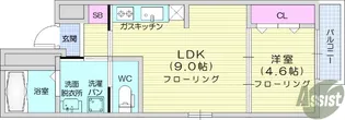 ロンド(lond)【1階】の間取り