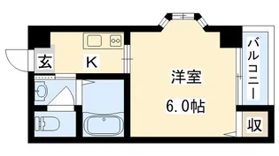 セピアコート森小路【2階】の間取り