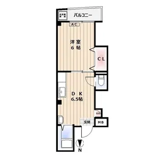 西新宿ヴランシュ【5階】の間取り