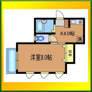 モンペリエII【2階】の間取り