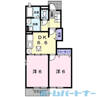 モーント シャイン A【1階】の間取り