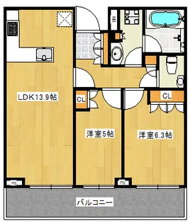 グランドターミナルタワー本八幡【11階】の間取り