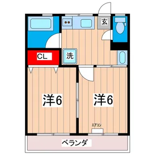 Lコーポ【1階】の間取り