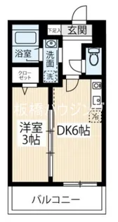 ARCOBALENO SHINITABASHI(アルコバレーノ新板橋)【3階】の間取り