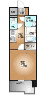 PALMS(パームス)【6階】の間取り