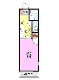 クラスターB棟【2階】の間取り
