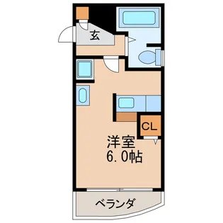 第5七福ビル【3階】の間取り