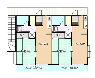 メイプル【1階】の間取り
