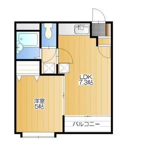 カリーナ・ミミ【1階】の間取り