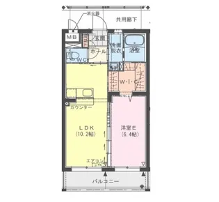 ゆとり【5階】の間取り