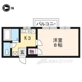 KITAKI荘【2階】の間取り