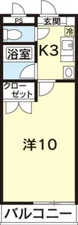 ルミエールマルフク【1階】の間取り