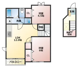 すずらん【2階】の間取り