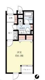 JPーBASE渋谷松濤【3階】の間取り