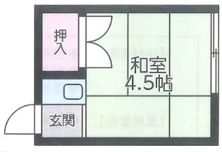 咲美荘【2階】の間取り