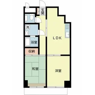 熊谷朝日ハイツ【7階】の間取り