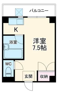 トップヒルズ中里【2階】の間取り