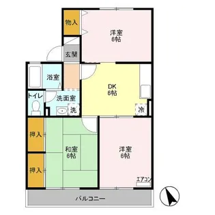 パストラル 参番館【2階】の間取り