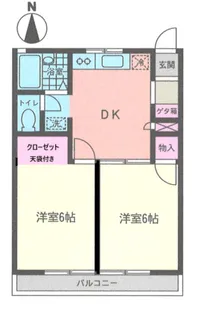 メゾンK【1階】の間取り