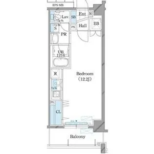 ホーリーフォート南平岸【4階】の間取り