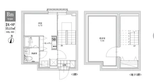 東京都練馬区小竹町1【マンション】の間取り