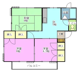 ファームハイツ【1階】の間取り