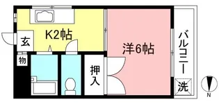 東京都八王子市大塚【マンション】の間取り