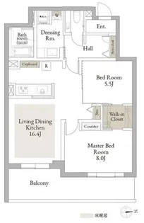 WithPlus三鷹【3階】の間取り